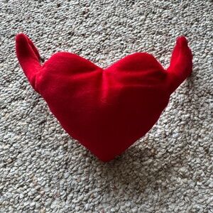 Velcro Hands Red Heart Stuffed Plush Toy Small Valentines Day Mug Gift Wrap Kids